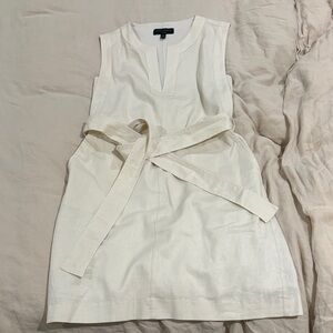 Banana Republic Cream Mini Dress with Belt